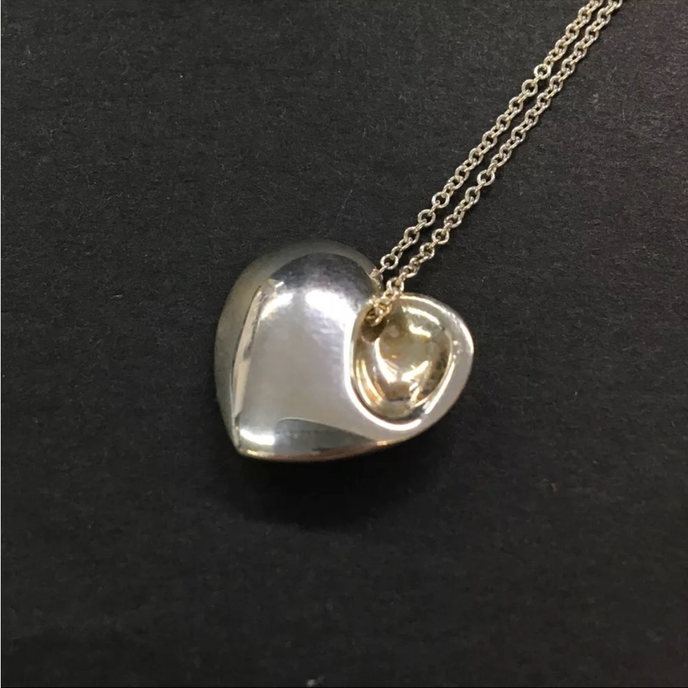 Tiffany & Co. whole Silver Heart Necklace - Picture 3 of 8